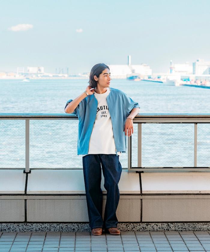 速乾材料 舒適版型 無領 棒球衫 短袖 亞麻風 居家護理