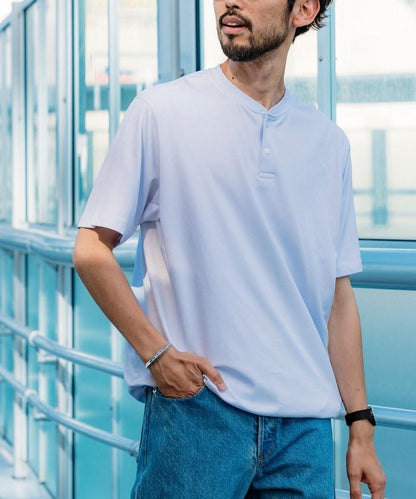 SUPER ICE 圓領短袖T恤 【接觸冷感】