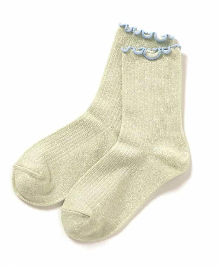 3P套裝 閃亮絨面多色襪子