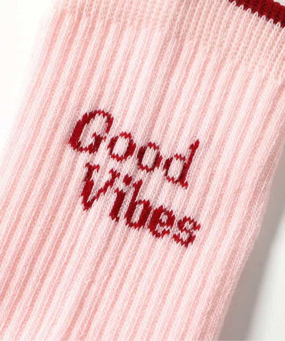 3P對象 女孩子標誌圖案彩色襪子