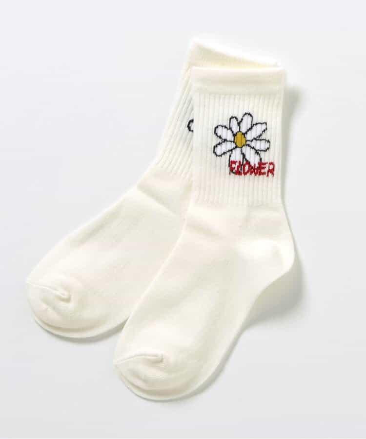 3P對象 花朵·火焰襪