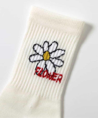 3P對象 花朵·火焰襪