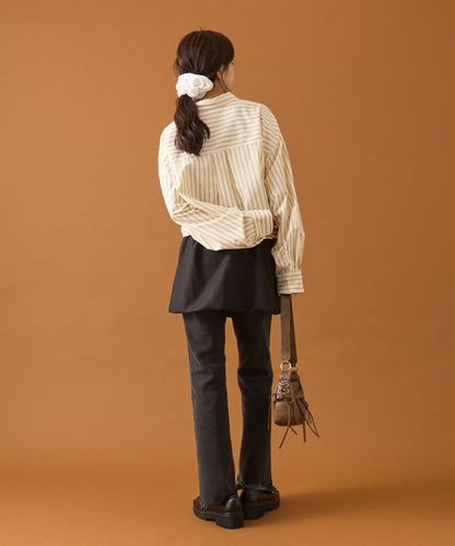 開叉喇叭牛仔褲