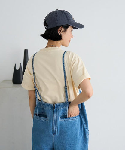 夏季 V領 牛仔連體褲