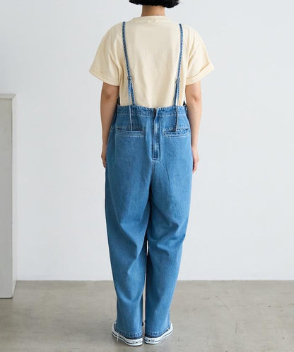 夏季 V領 牛仔連體褲