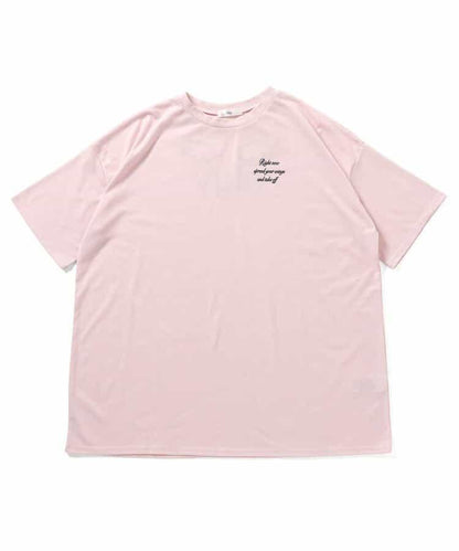 羽毛圖案大號T恤