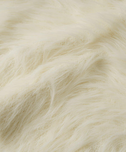 長款羽毛前後兩穿針織馬甲