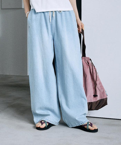 ＜低身高尺寸可選＞洗水處理 輕鬆牛仔褲 限定推出顏色