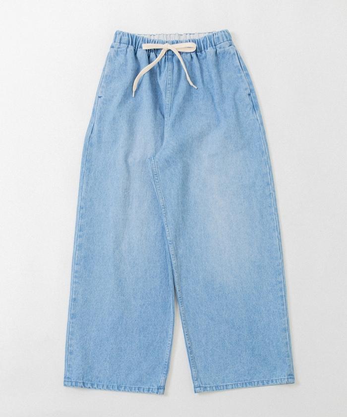 ＜低身高尺寸可選＞洗水處理 輕鬆牛仔褲 限定推出顏色