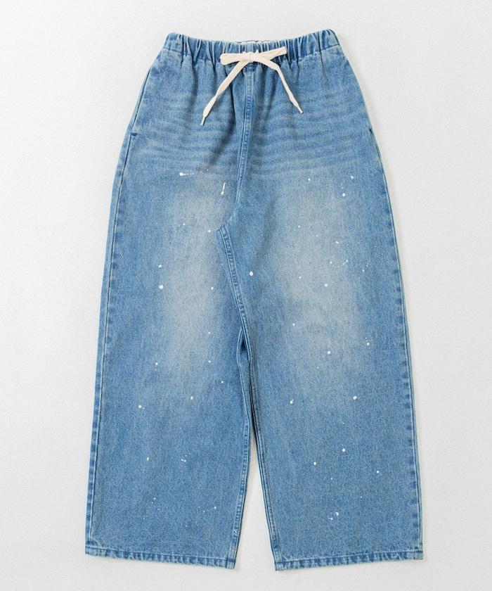 ＜低身高尺寸可選＞洗水處理 輕鬆牛仔褲 限定推出顏色