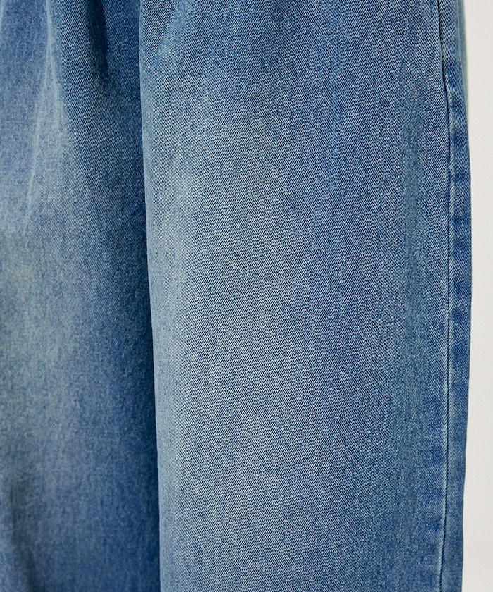 ＜低身高尺寸可選＞洗水處理 輕鬆牛仔褲 限定推出顏色