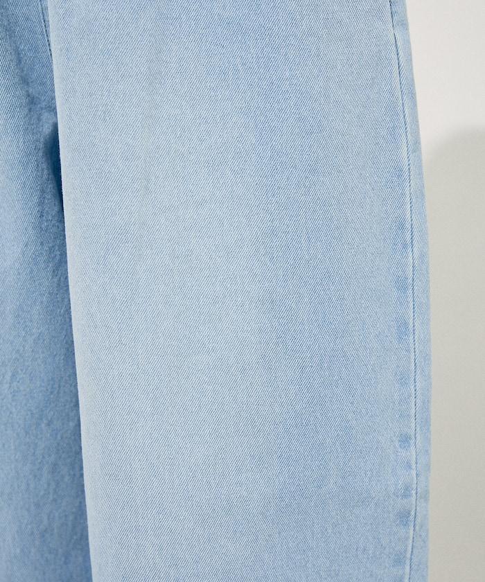 ＜低身高尺寸可選＞洗水處理 輕鬆牛仔褲 限定推出顏色