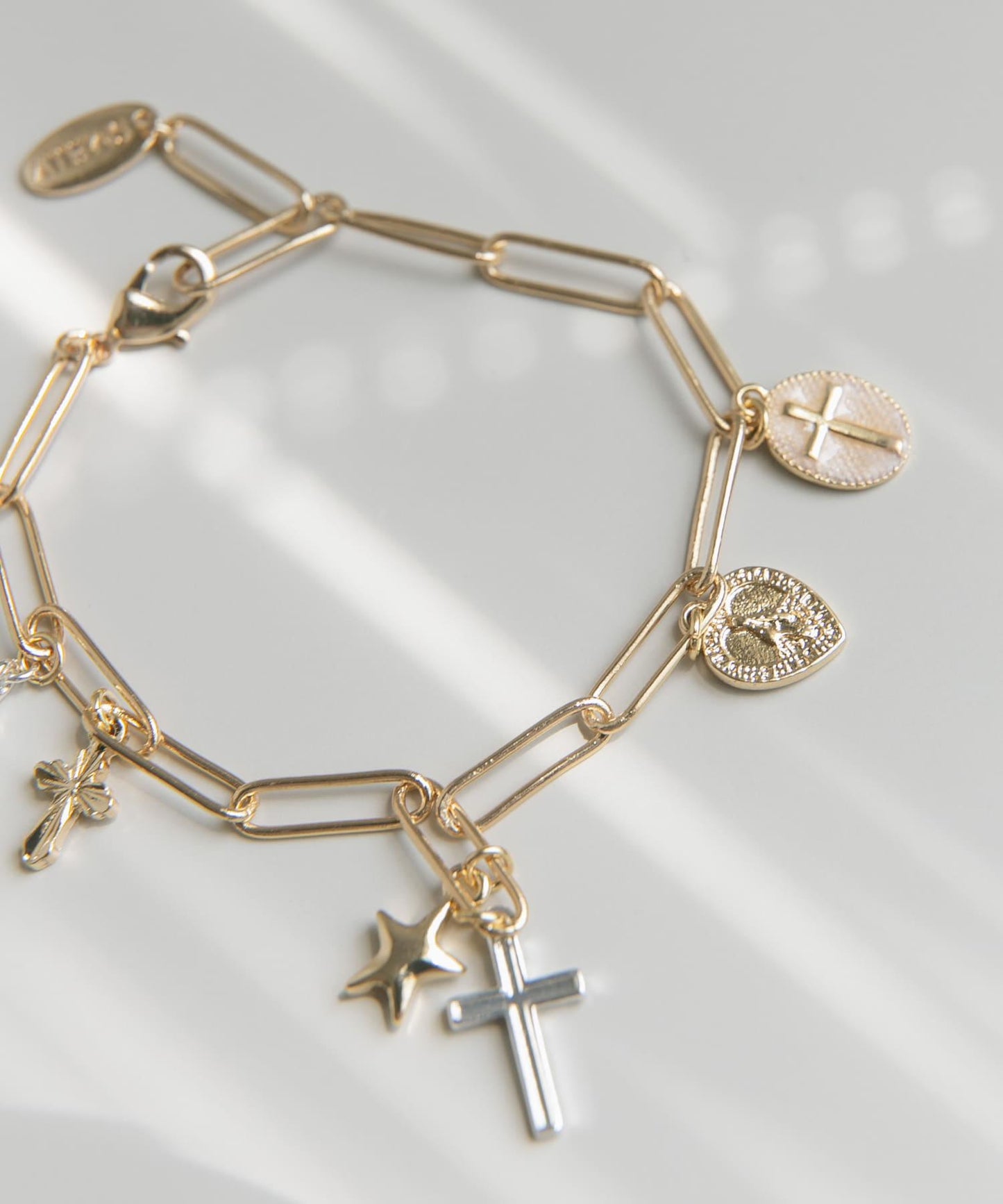 十字硬幣吊墜手鍊