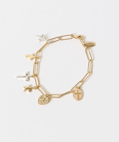 十字硬幣吊墜手鍊