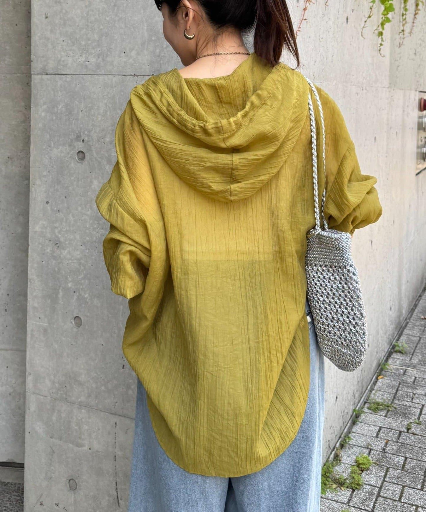 透視連帽襯衫