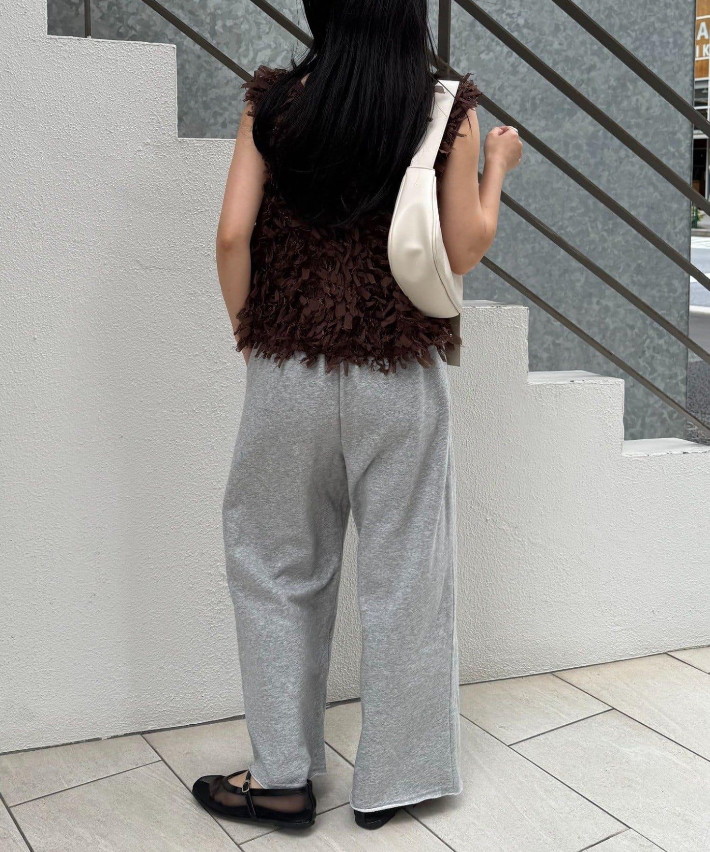 蝴蝶結流蘇拉鍊馬甲