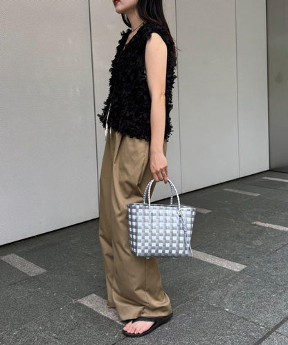 蝴蝶結流蘇拉鍊馬甲