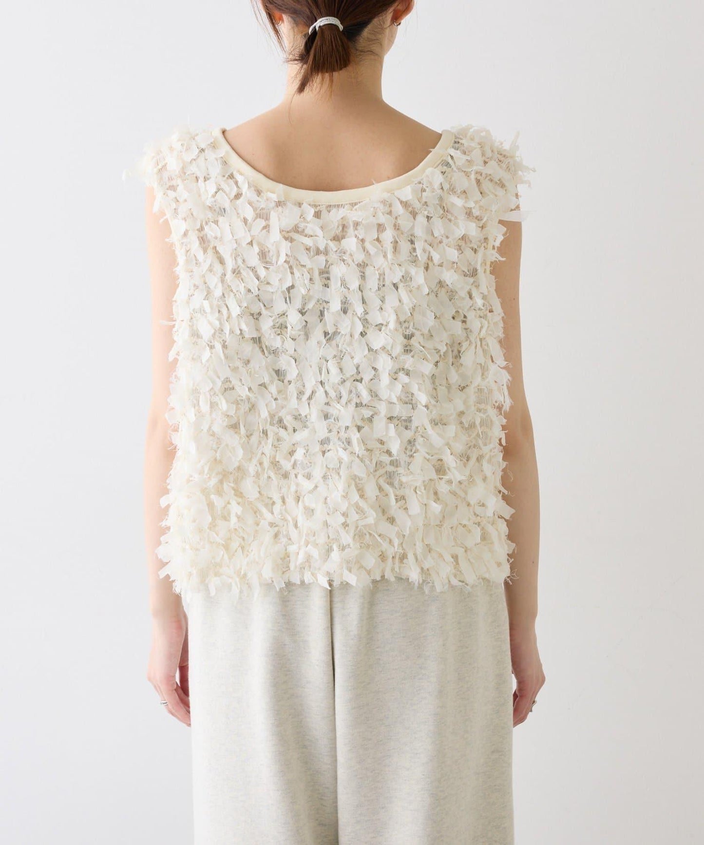 蝴蝶結流蘇拉鍊馬甲