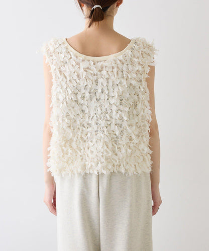 蝴蝶結流蘇拉鍊馬甲