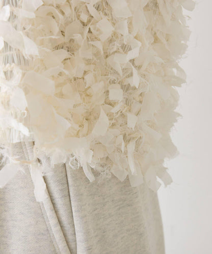 蝴蝶結流蘇拉鍊馬甲