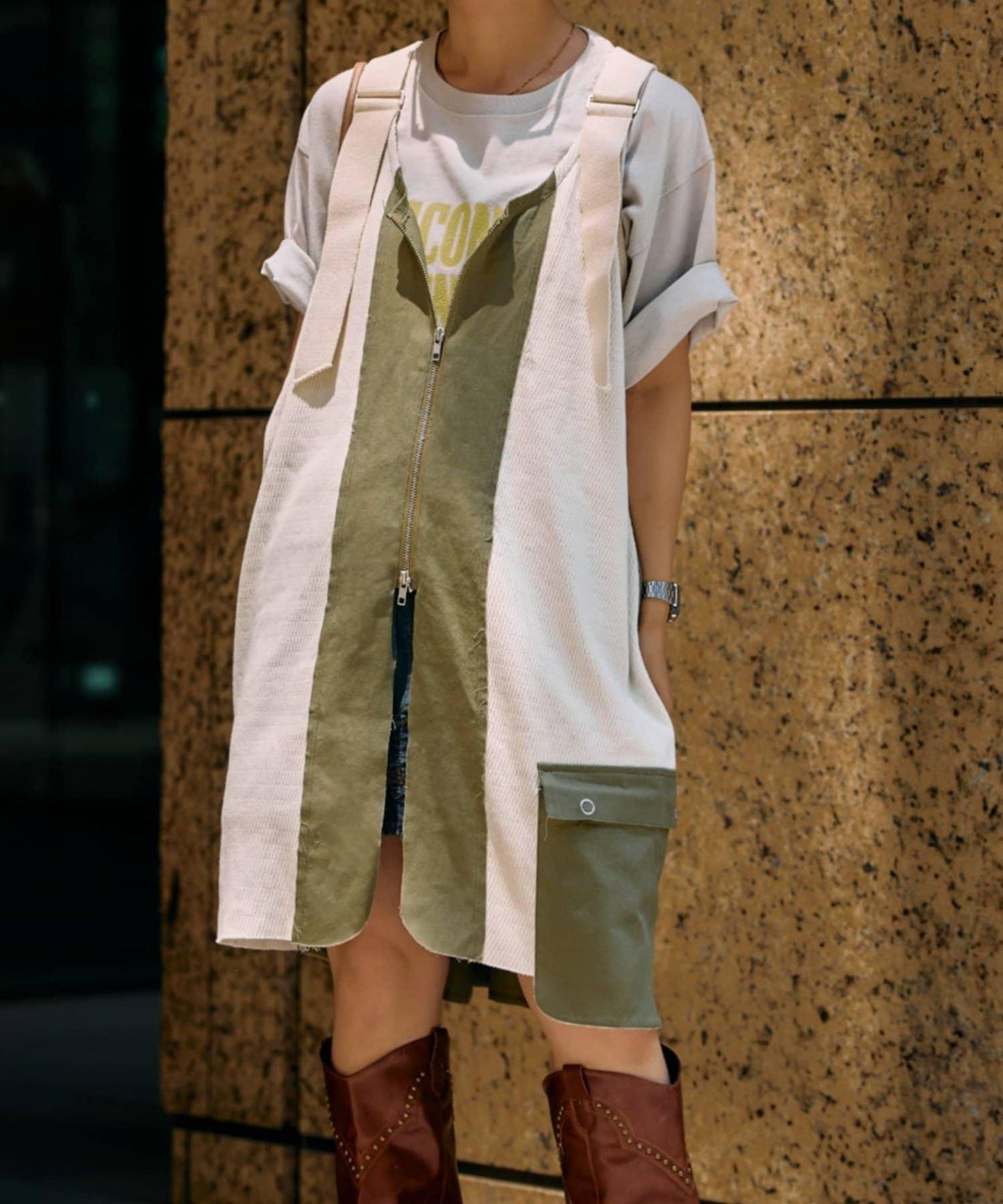 etsinta改良款軍裝背心