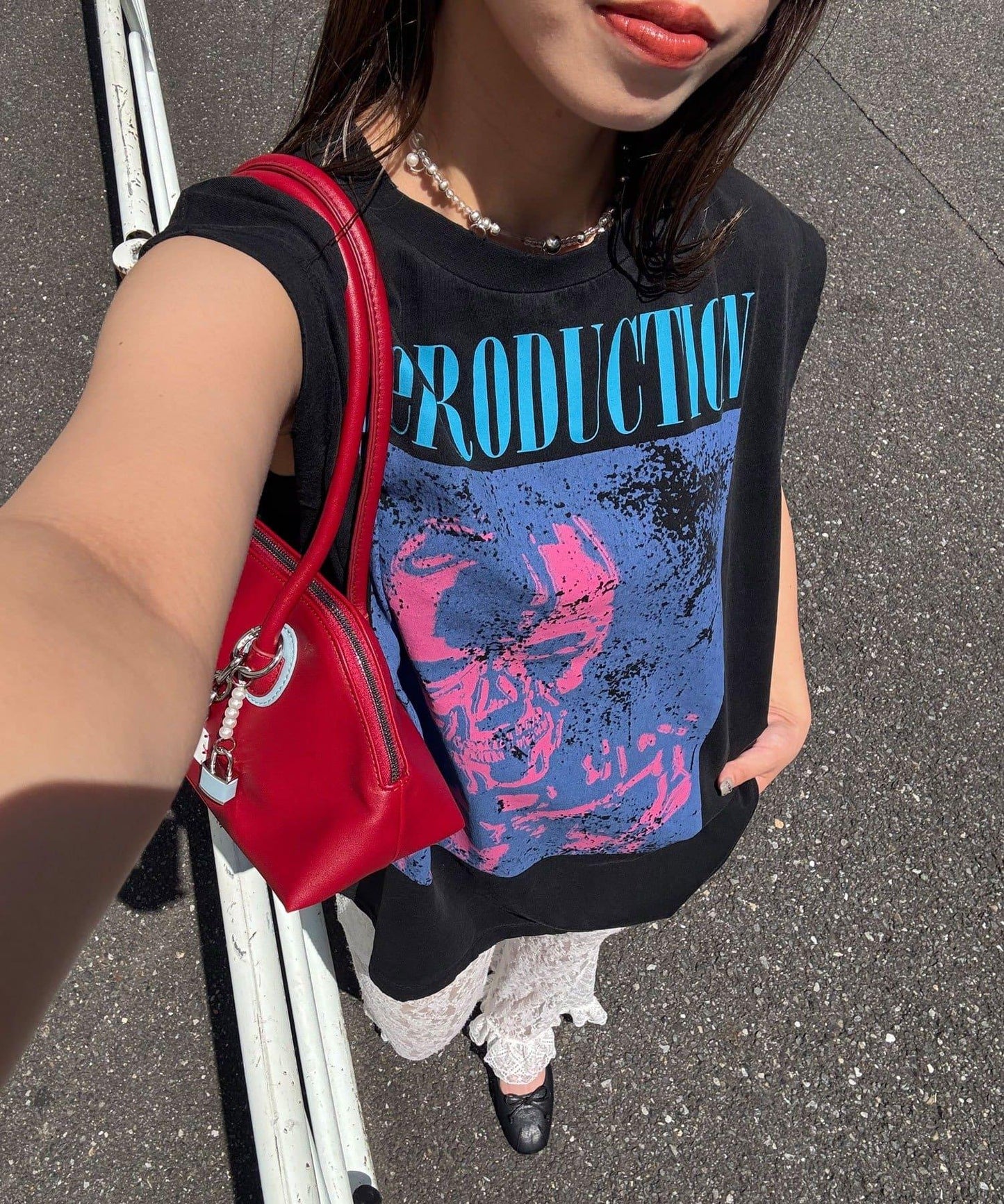 【複製標籤 / 複製標籤】混合復古褪色無袖T恤