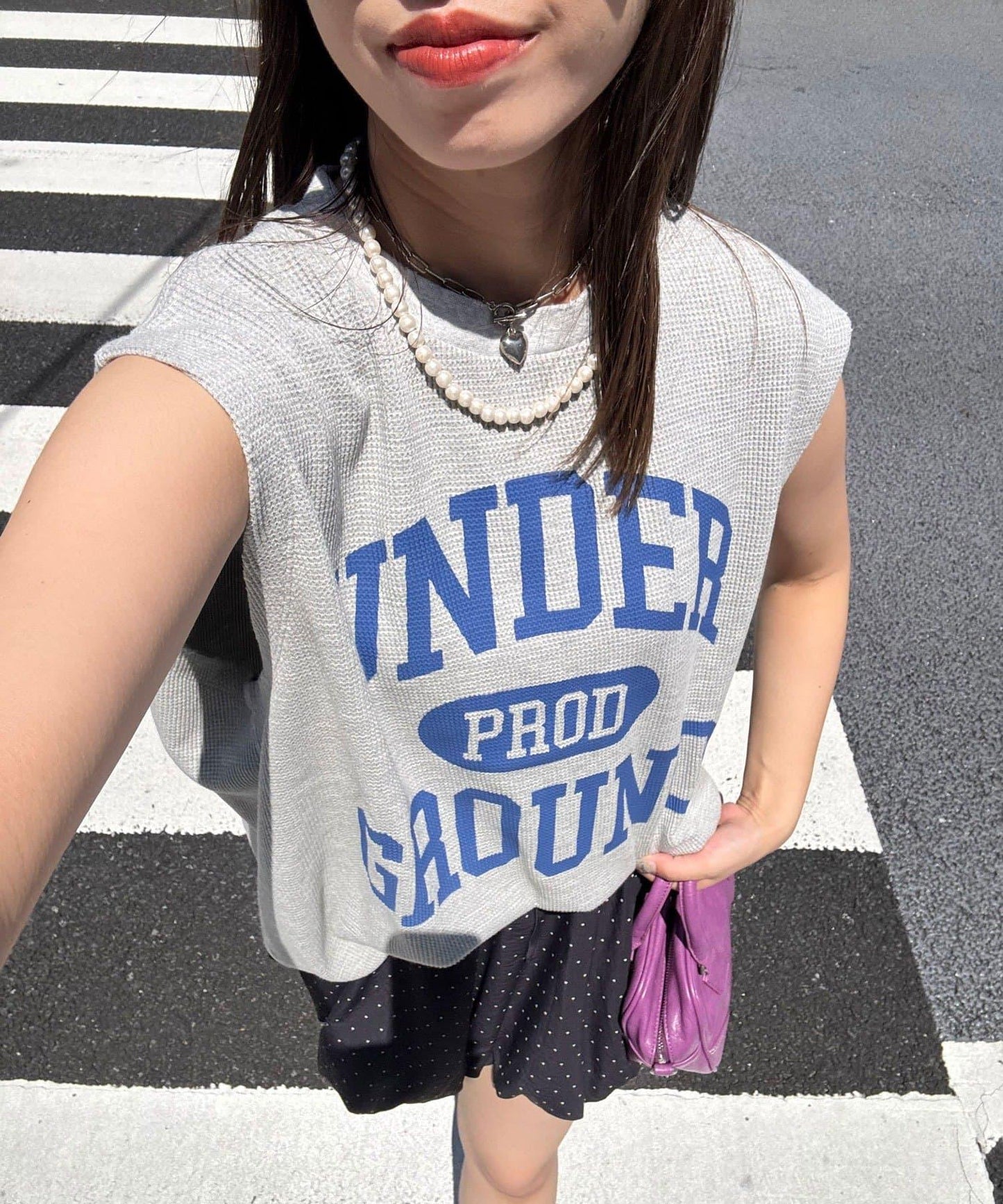 【復刻標籤 / 復刻標籤】混搭復古褪色無袖保暖背心