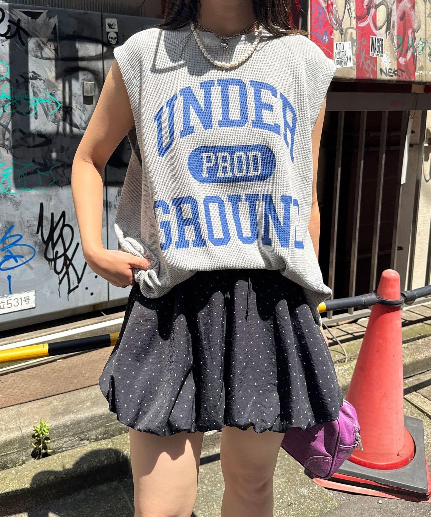 【復刻標籤 / 復刻標籤】混搭復古褪色無袖保暖背心