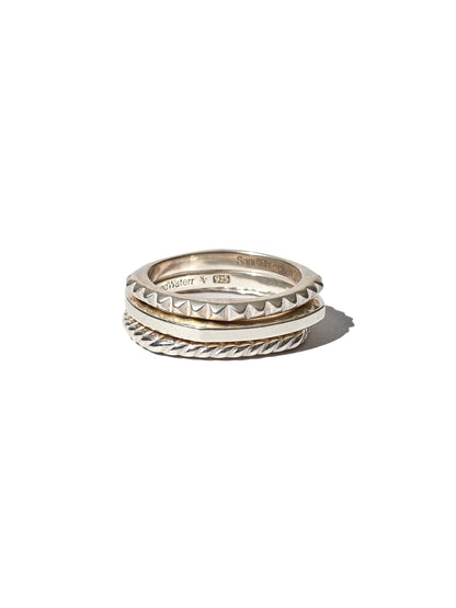 CRAFTED 3P LAYER RING × END