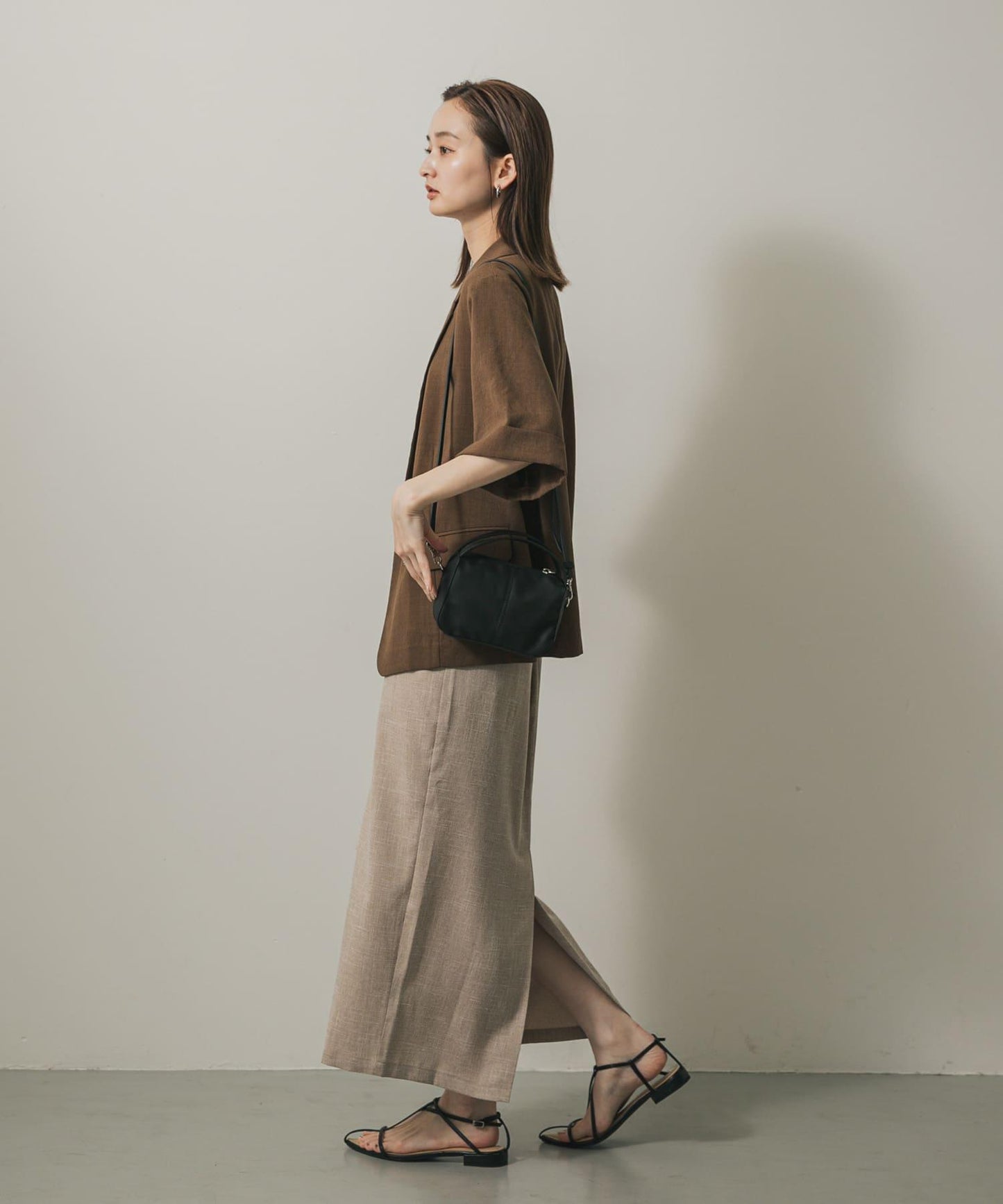 防汙2WAY中縫迷你單肩包