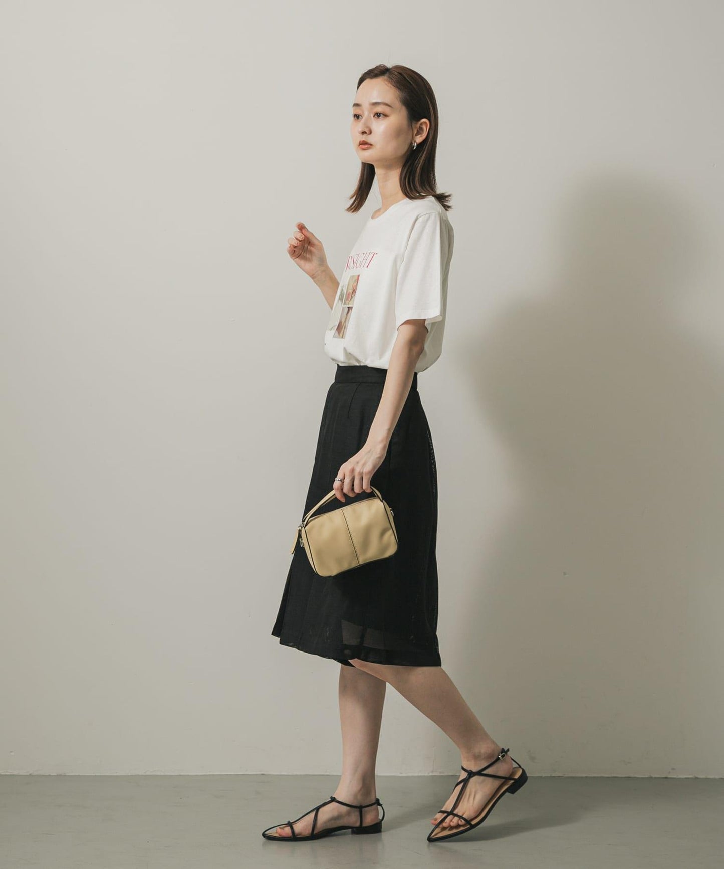 防汙2WAY中縫迷你單肩包