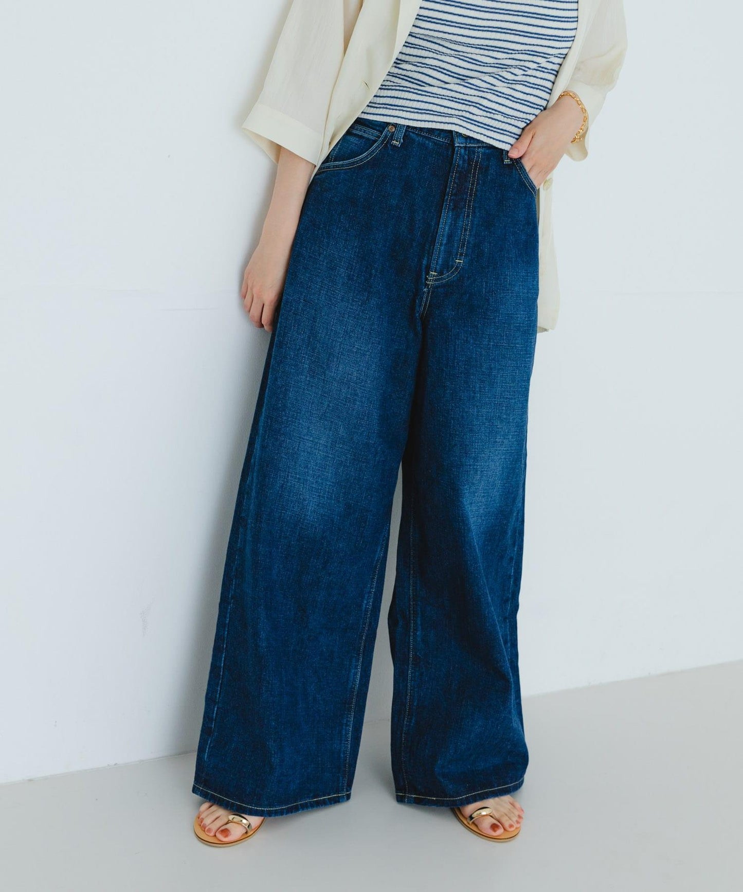 『聯名』Lee101×URBAN RESEARCH 寬鬆休閒褲