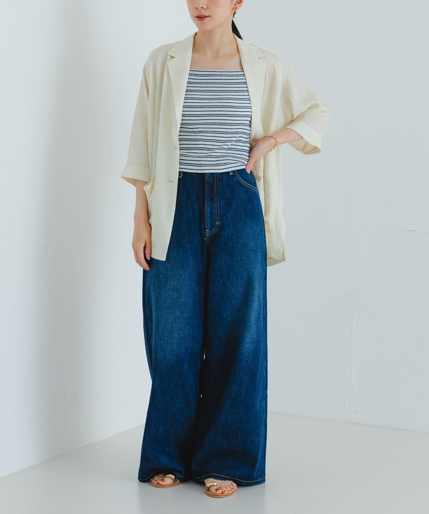 『聯名』Lee101×URBAN RESEARCH 寬鬆休閒褲