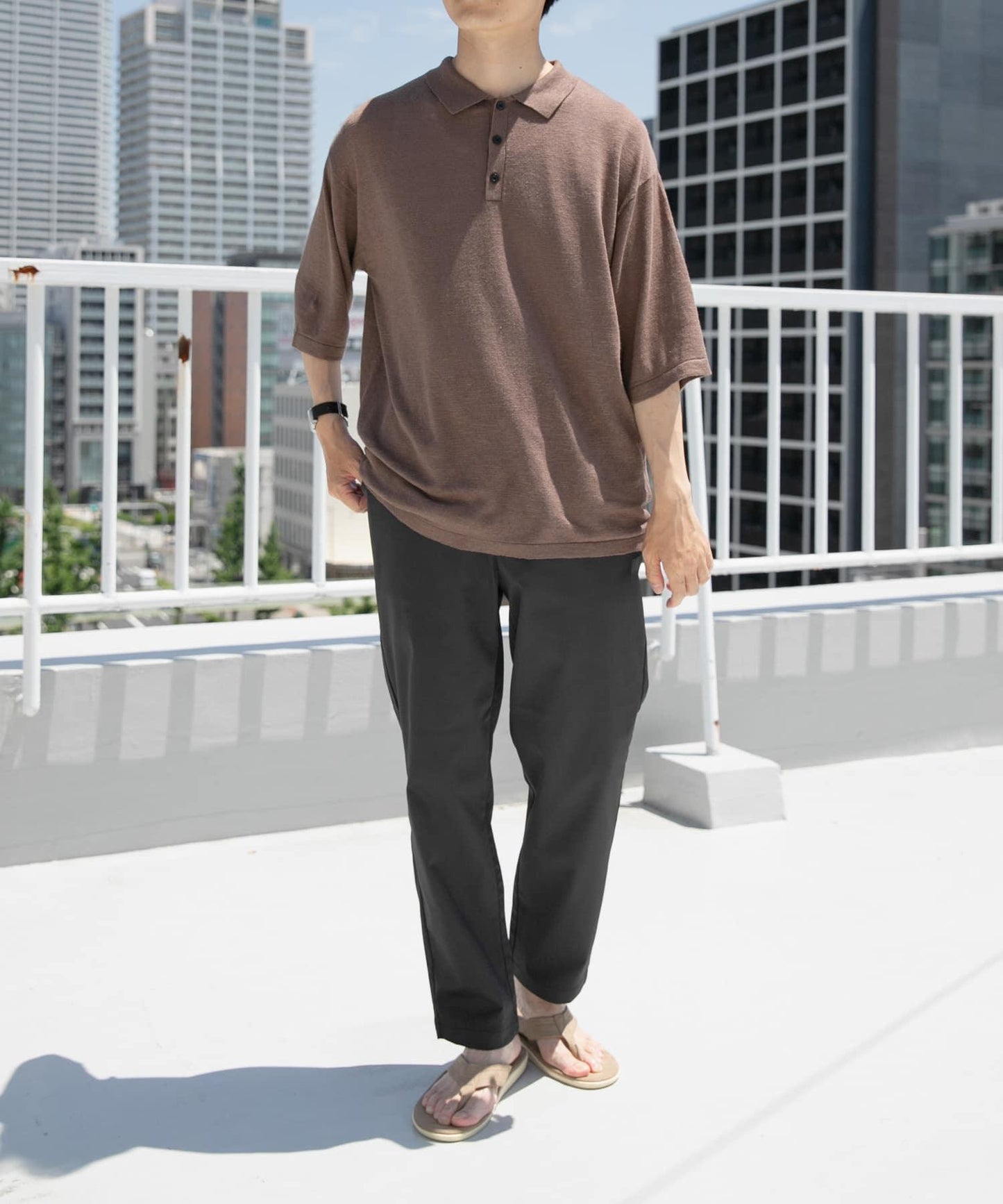 可機洗珠地錐形褲【可成套搭配】