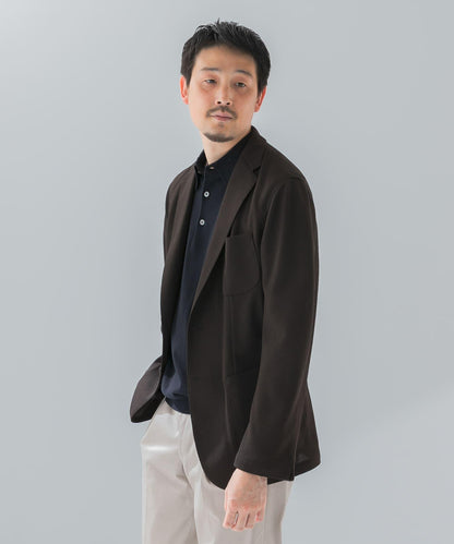 「易護理/速幹」LIFE STYLE TAILOR 混色針織休閒西裝外套