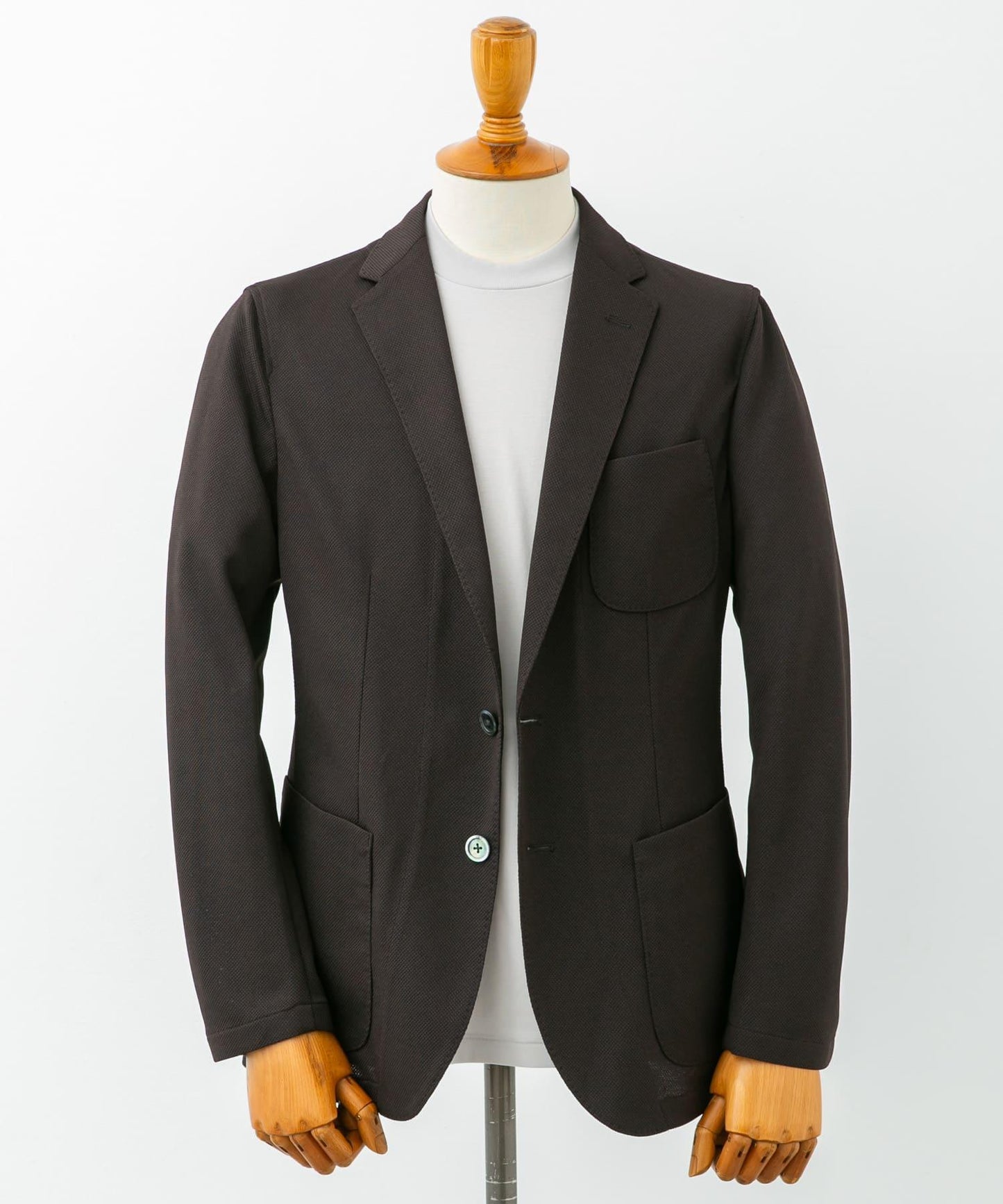 「易護理/速幹」LIFE STYLE TAILOR 混色針織休閒西裝外套