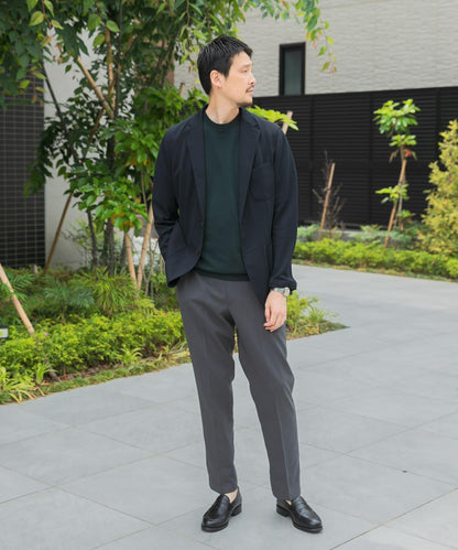 「易護理/速幹」LIFE STYLE TAILOR 混色針織休閒西裝外套