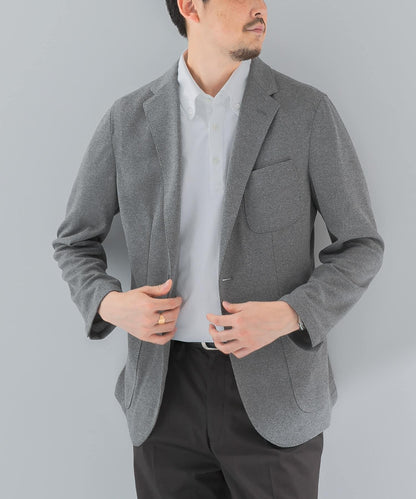 「易護理/速幹」LIFE STYLE TAILOR 混色針織休閒西裝外套