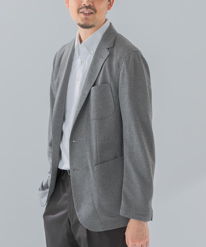 「易護理/速幹」LIFE STYLE TAILOR 混色針織休閒西裝外套