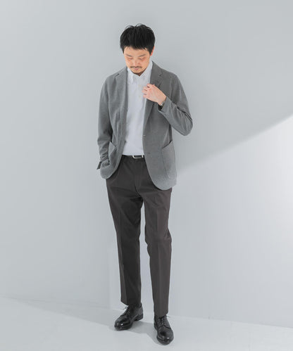 「易護理/速幹」LIFE STYLE TAILOR 混色針織休閒西裝外套
