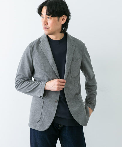 「易護理/速幹」LIFE STYLE TAILOR 混色針織休閒西裝外套