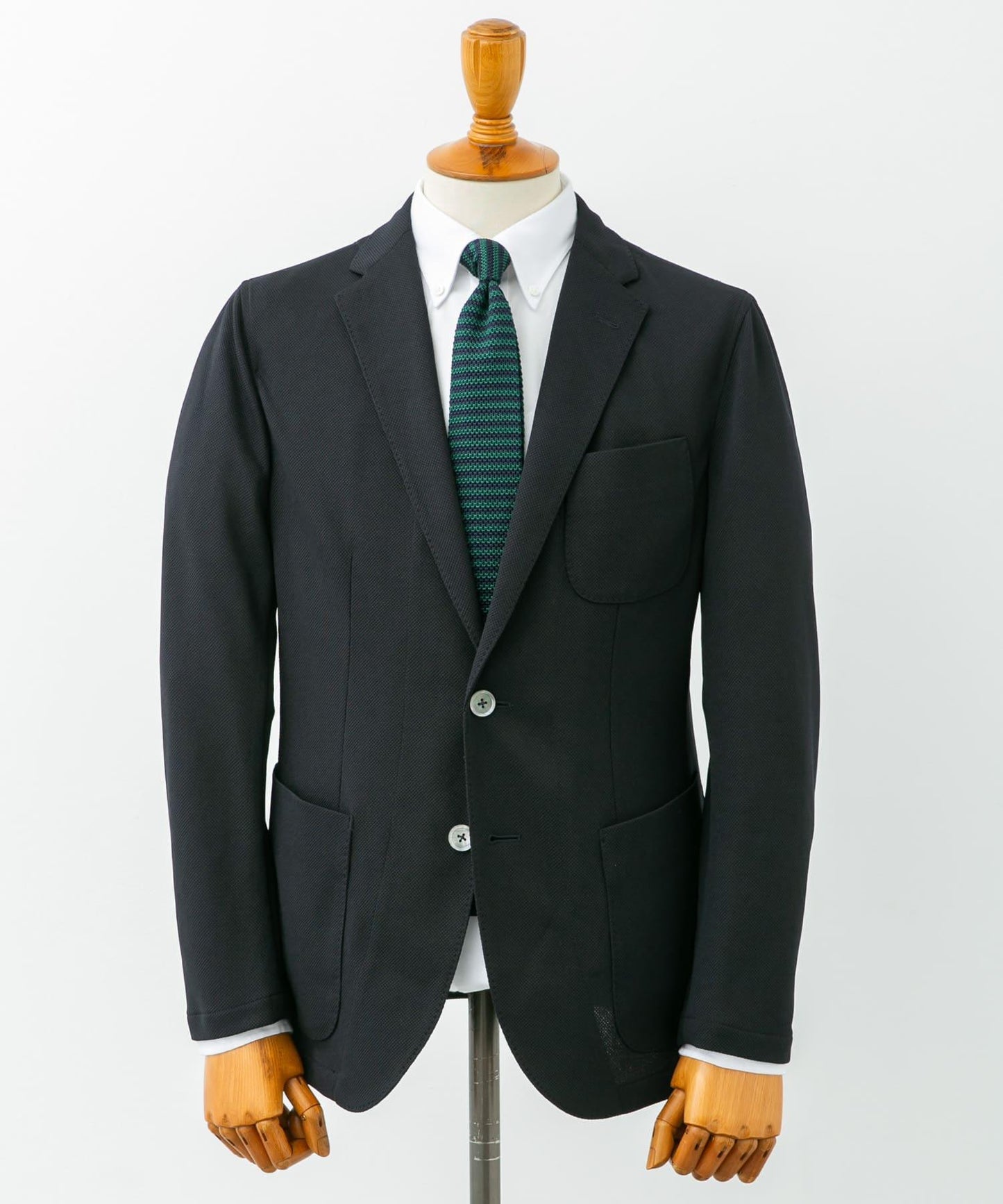 「易護理/速幹」LIFE STYLE TAILOR 混色針織休閒西裝外套