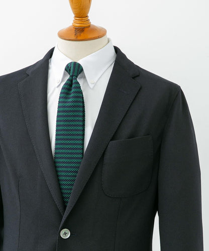 「易護理/速幹」LIFE STYLE TAILOR 混色針織休閒西裝外套