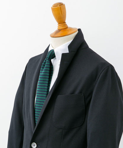 「易護理/速幹」LIFE STYLE TAILOR 混色針織休閒西裝外套