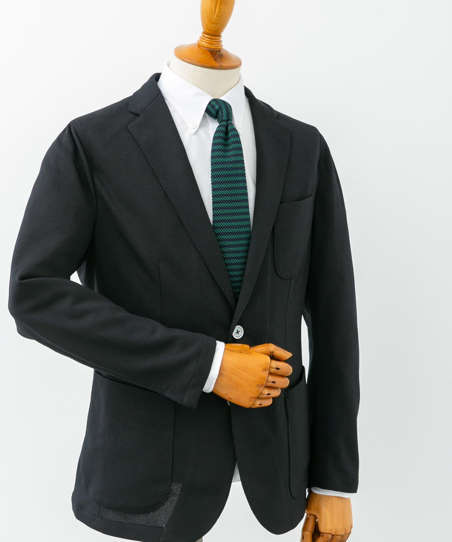 「易護理/速幹」LIFE STYLE TAILOR 混色針織休閒西裝外套
