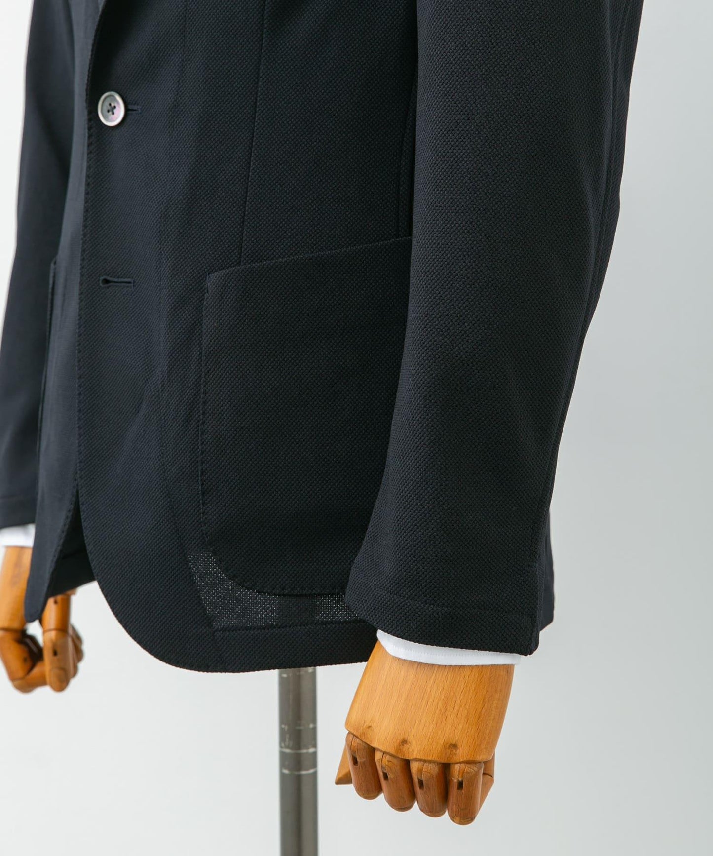 「易護理/速幹」LIFE STYLE TAILOR 混色針織休閒西裝外套