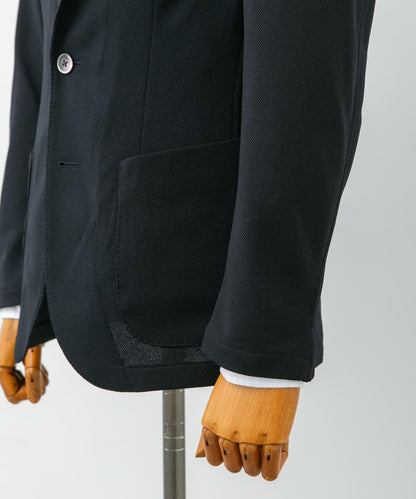 「易護理/速幹」LIFE STYLE TAILOR 混色針織休閒西裝外套