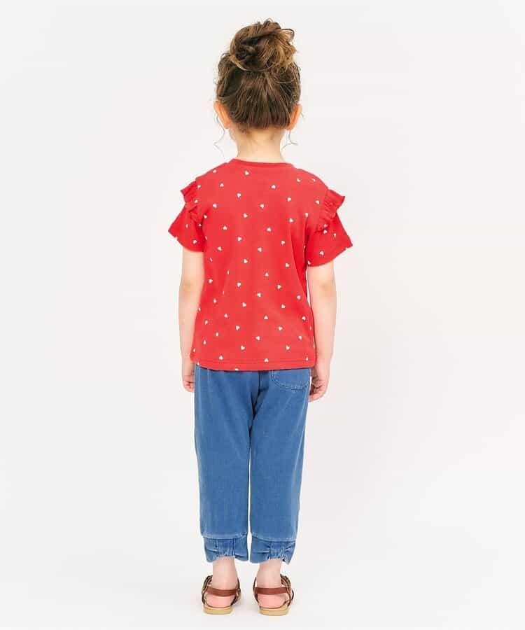 袖口荷葉邊T恤/七日風格