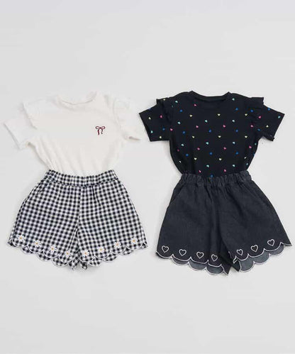 袖口荷葉邊T恤/七日風格