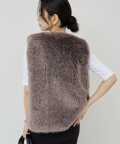 【大人氣再次登場！】仿羊絨馬甲